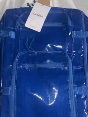 Calpak Glossy Cobalt Blue Men's Backpack